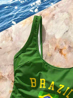 Maiô Brasil Asa Delta Com Costas Abertas