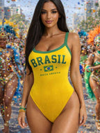 Maiô Brasil Cavado Estilo Esportivo