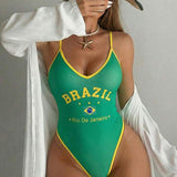 Maiô Brasil Cavado Com Costas Abertas
