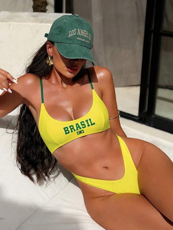 Maiô Brasil Cavado Com Costas Cruzadas