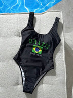 Maiô Brasil Asa Delta Com Costas Abertas