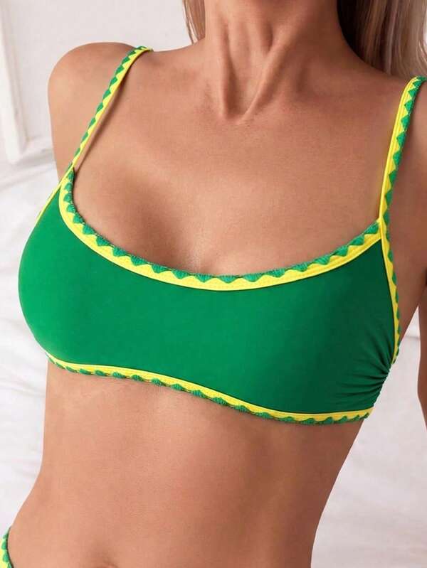 Biquíni Top Faixa Com Calcinha Cavada