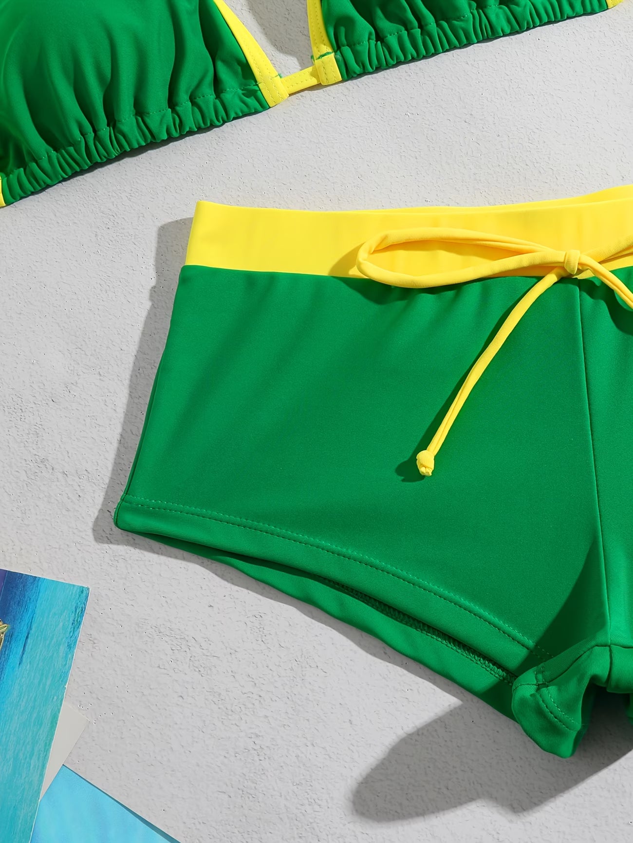Biquíni Triângulo Com Calcinha Short